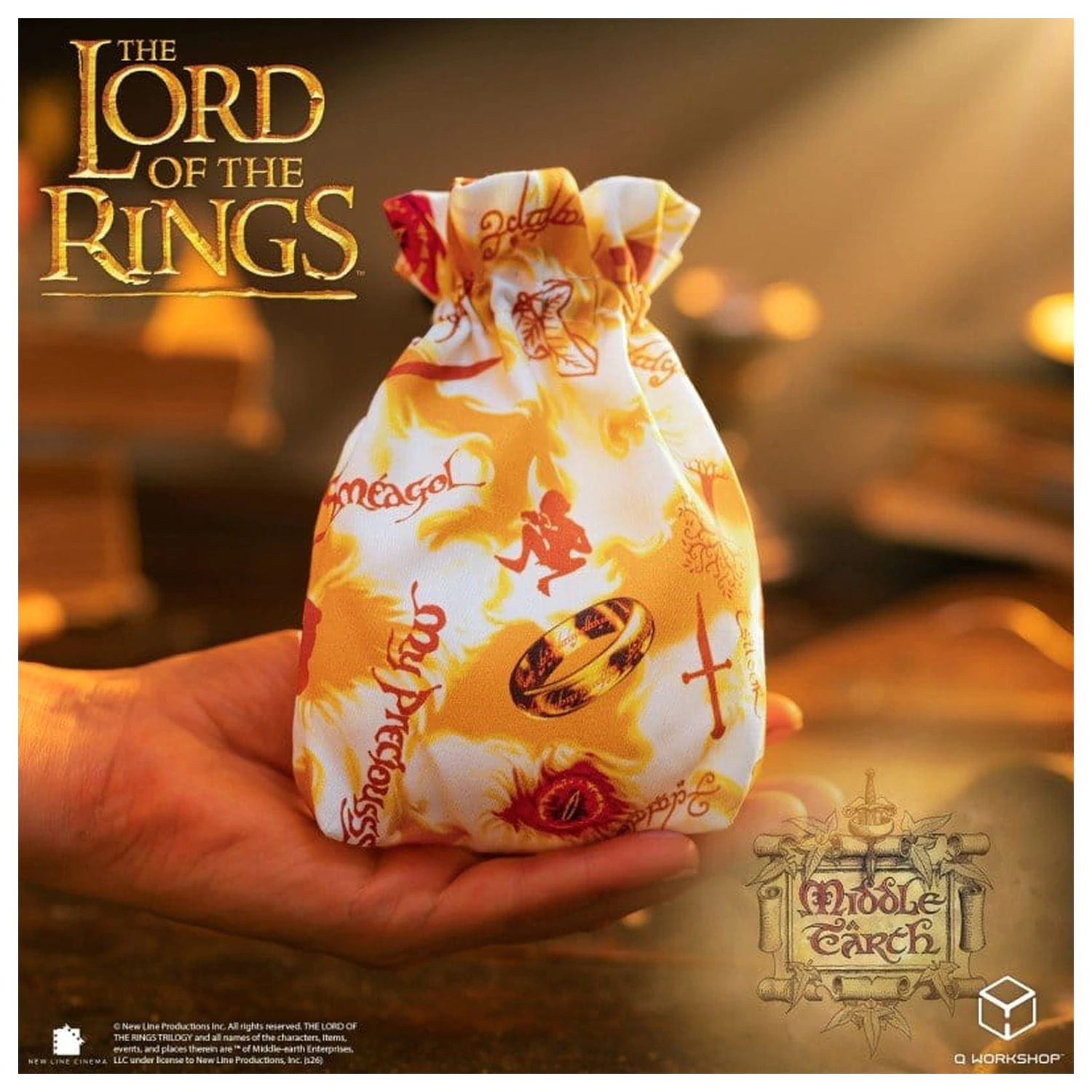 The Lord of the Rings Ring-bearers Full Art Pouch pentru zaruri poza produsului