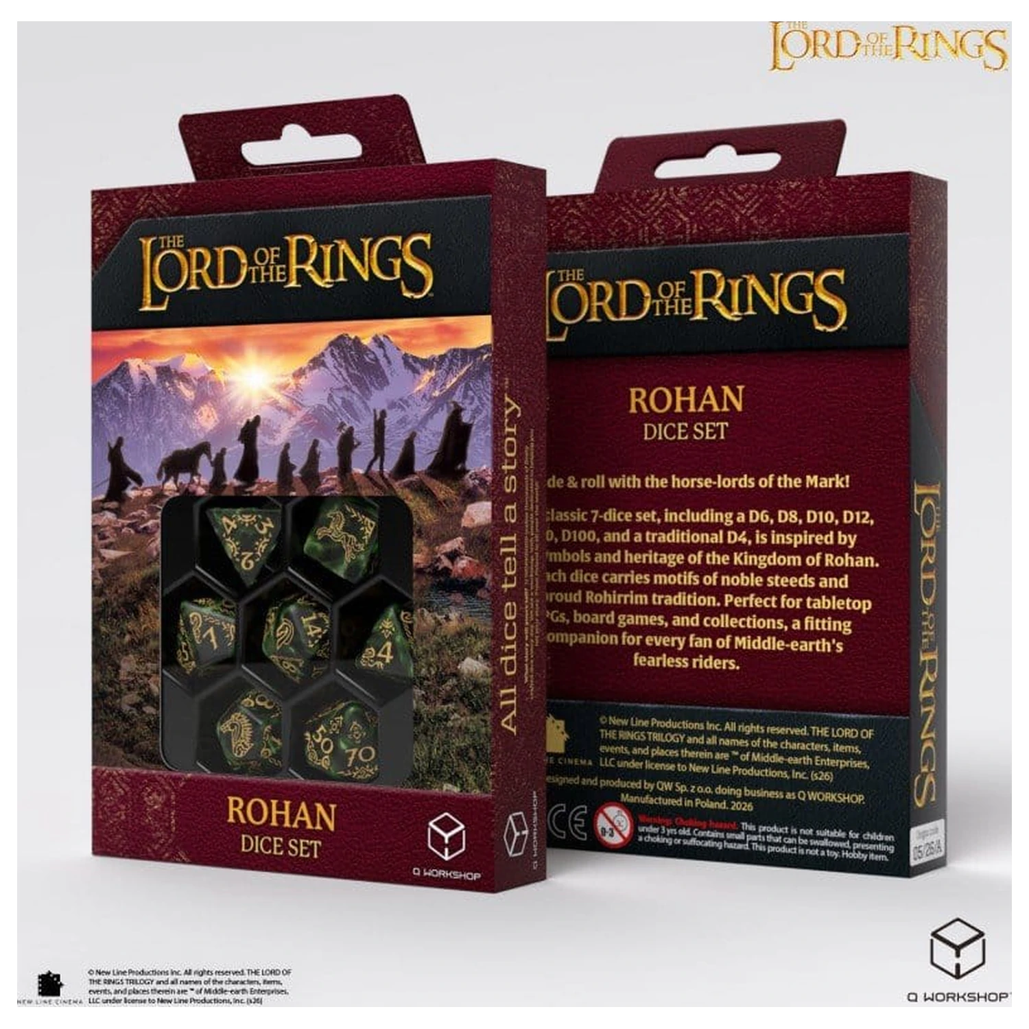 The Lord of the Rings Set de 7 Zaruri Rohan poza produsului