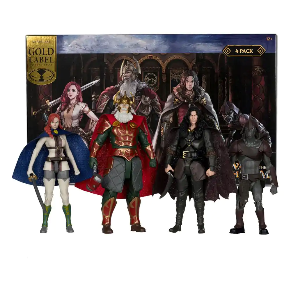 The Lord of the Rings: The War of the Rohirrim figurine de acțiune set de 4 10 cm poza produsului