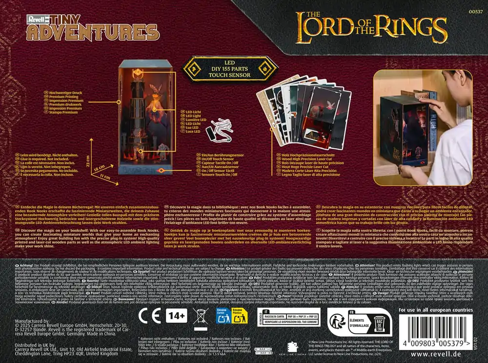 The Lord of the Rings Mini Diorama Nook Book Aventuri Mici Barad-Dur 23 cm poza produsului