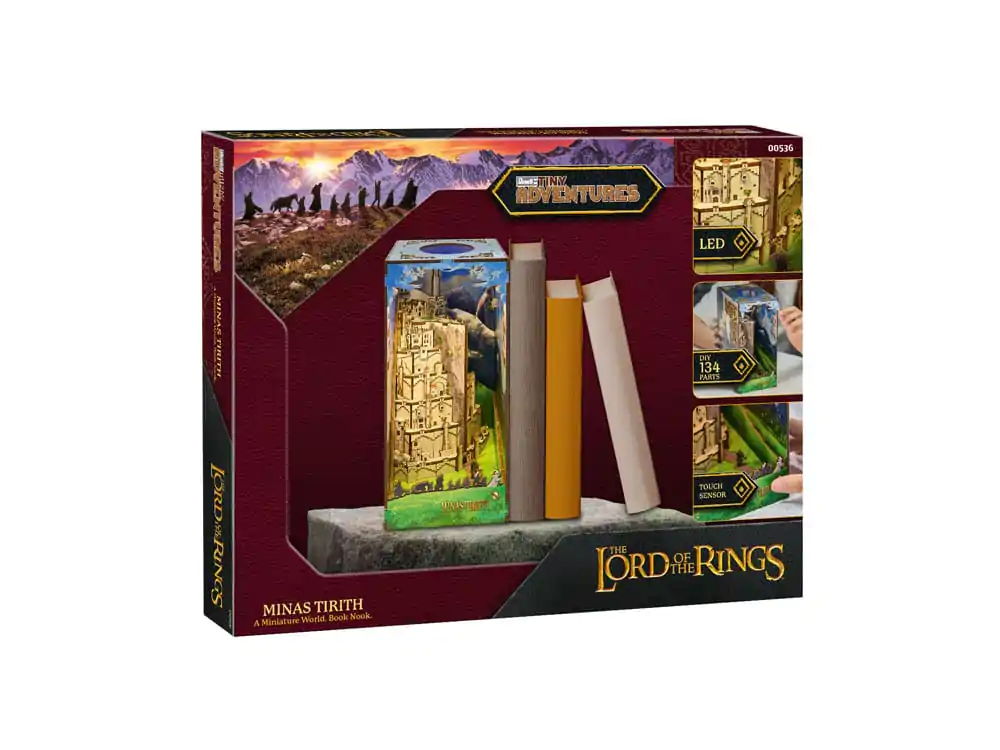 The Lord of the Rings Tiny Adventures Book Nook Mini Diorama Minas Tirith 23 centimetri poza produsului
