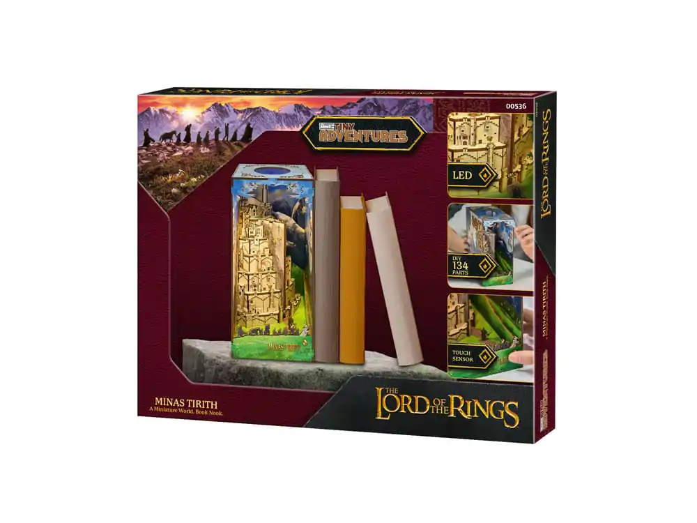 The Lord of the Rings Tiny Adventures Book Nook Mini Diorama Minas Tirith 23 centimetri poza produsului