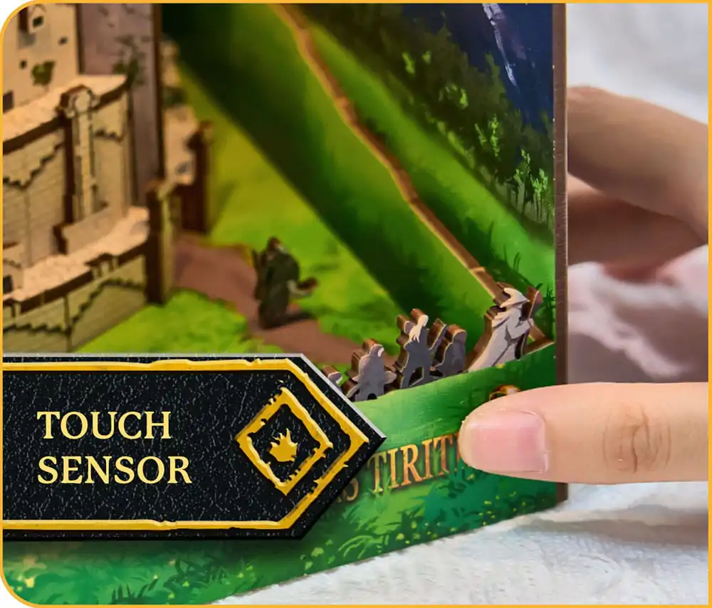 The Lord of the Rings Tiny Adventures Book Nook Mini Diorama Minas Tirith 23 centimetri poza produsului