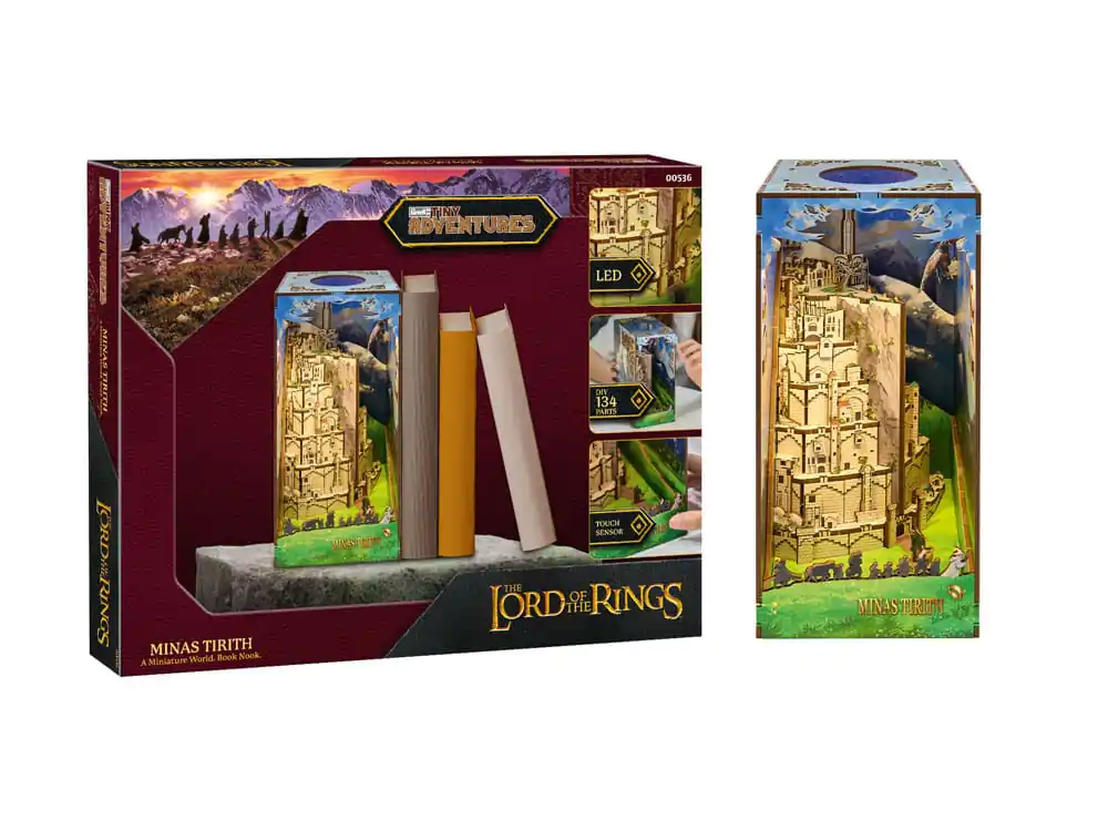 The Lord of the Rings Tiny Adventures Book Nook Mini Diorama Minas Tirith 23 centimetri poza produsului
