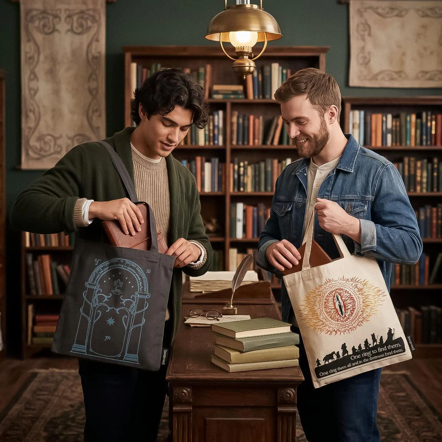 Geanta tote dark The Lord of the Rings poza produsului