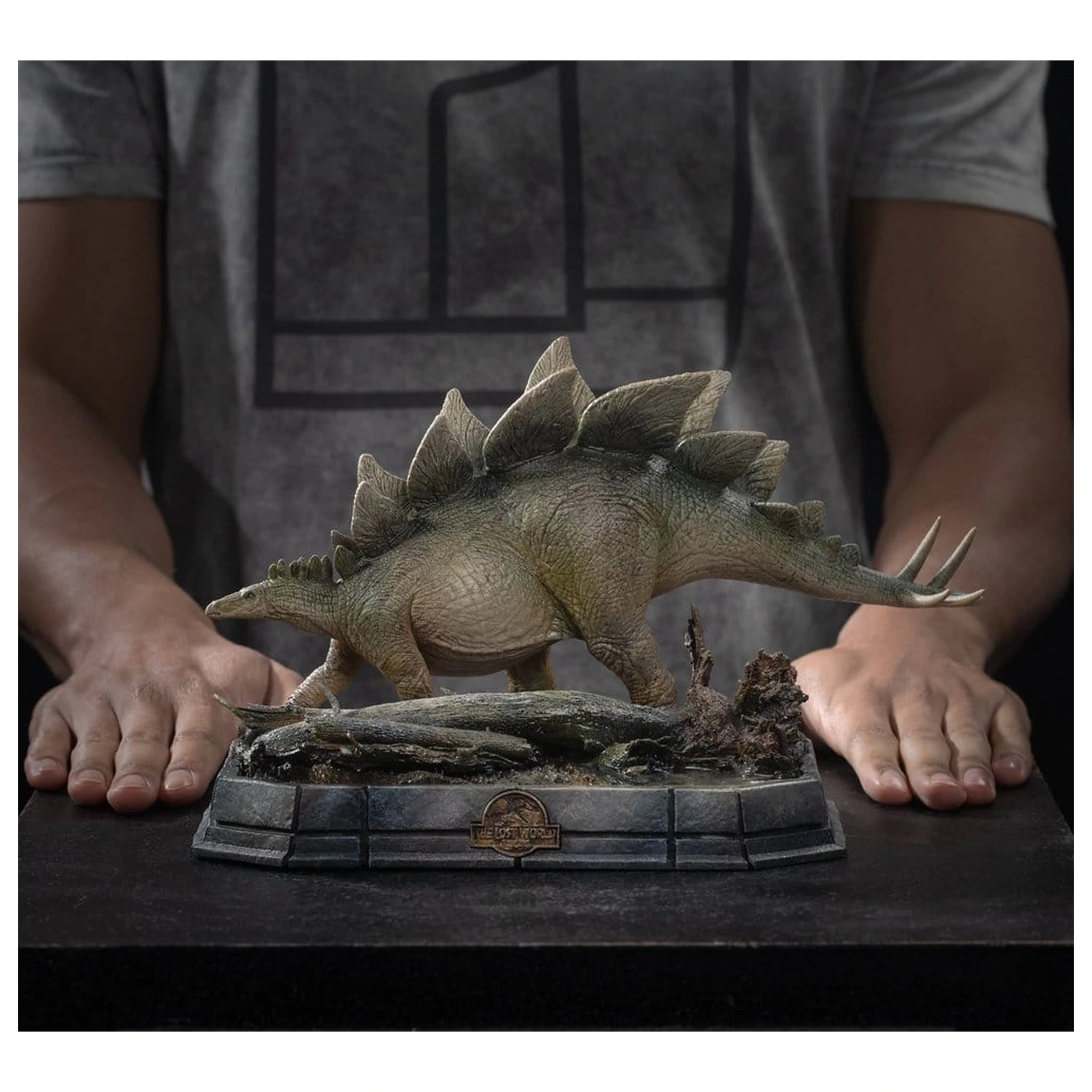 The Lost World: Jurassic Park Icons Statuie Stegosaurus 18 cm poza produsului