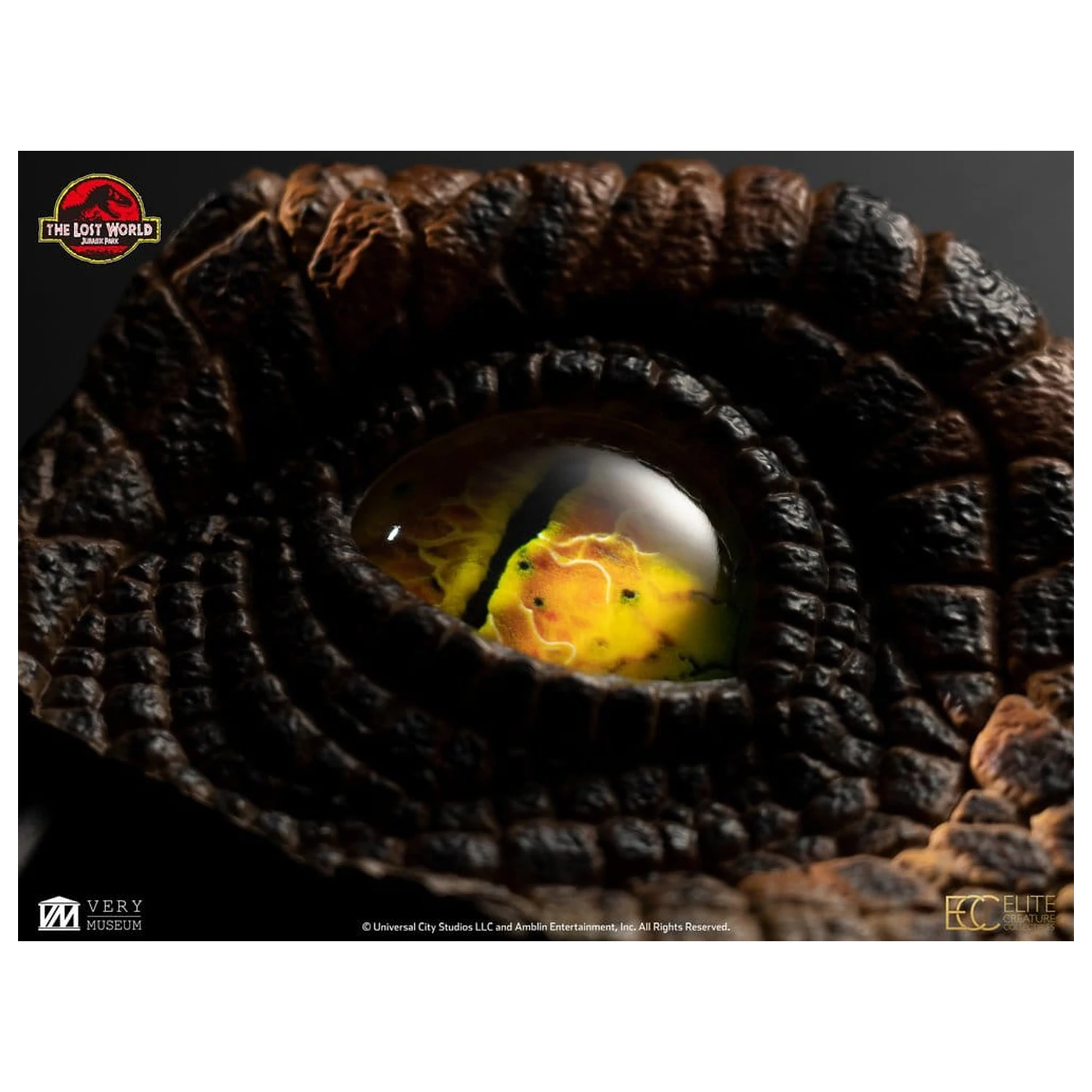 The Lost World: Jurassic Park Replica Bust Male Velociraptor Eye Prop 23 cm poza produsului