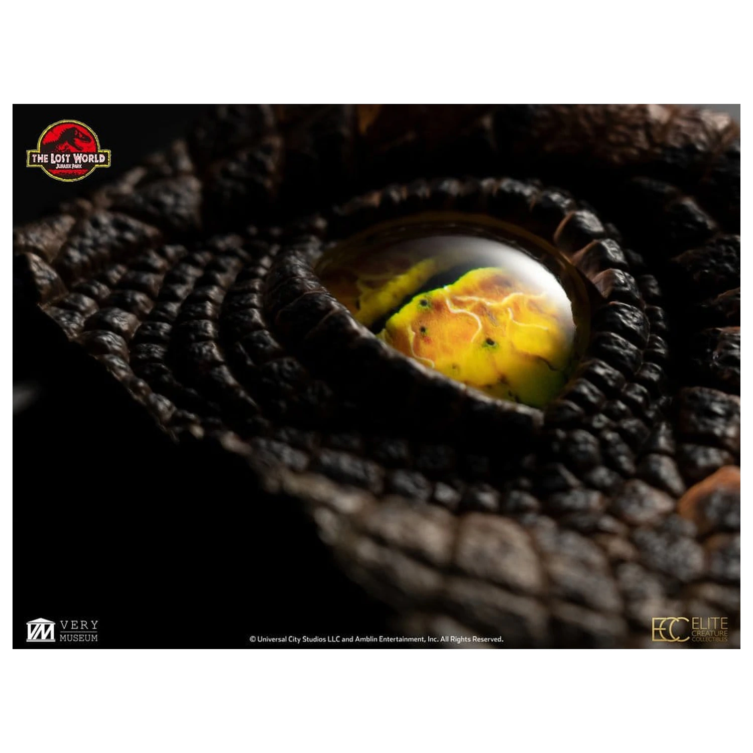 The Lost World: Jurassic Park Replica Bust Male Velociraptor Eye Prop 23 cm poza produsului