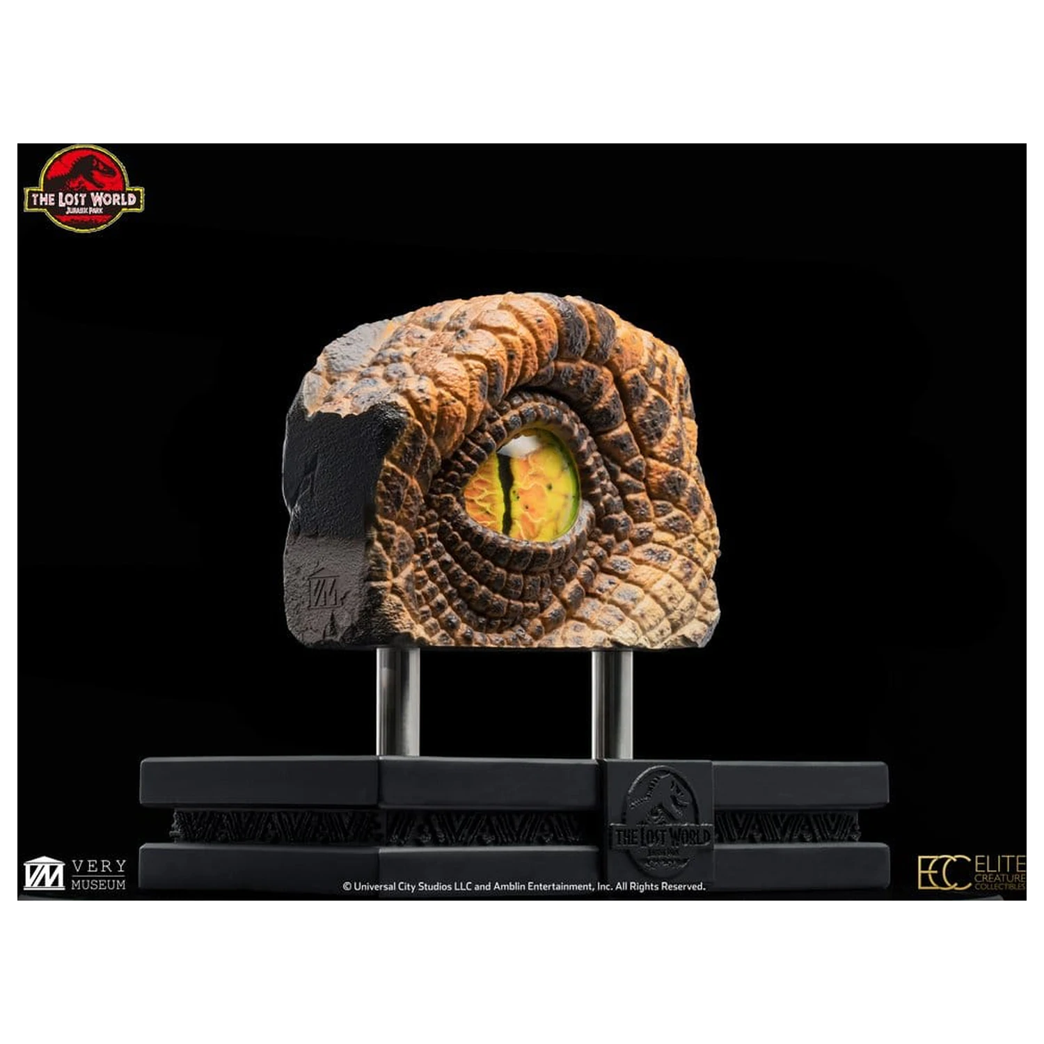 The Lost World: Jurassic Park Replica Bust Male Velociraptor Eye Prop 23 cm poza produsului