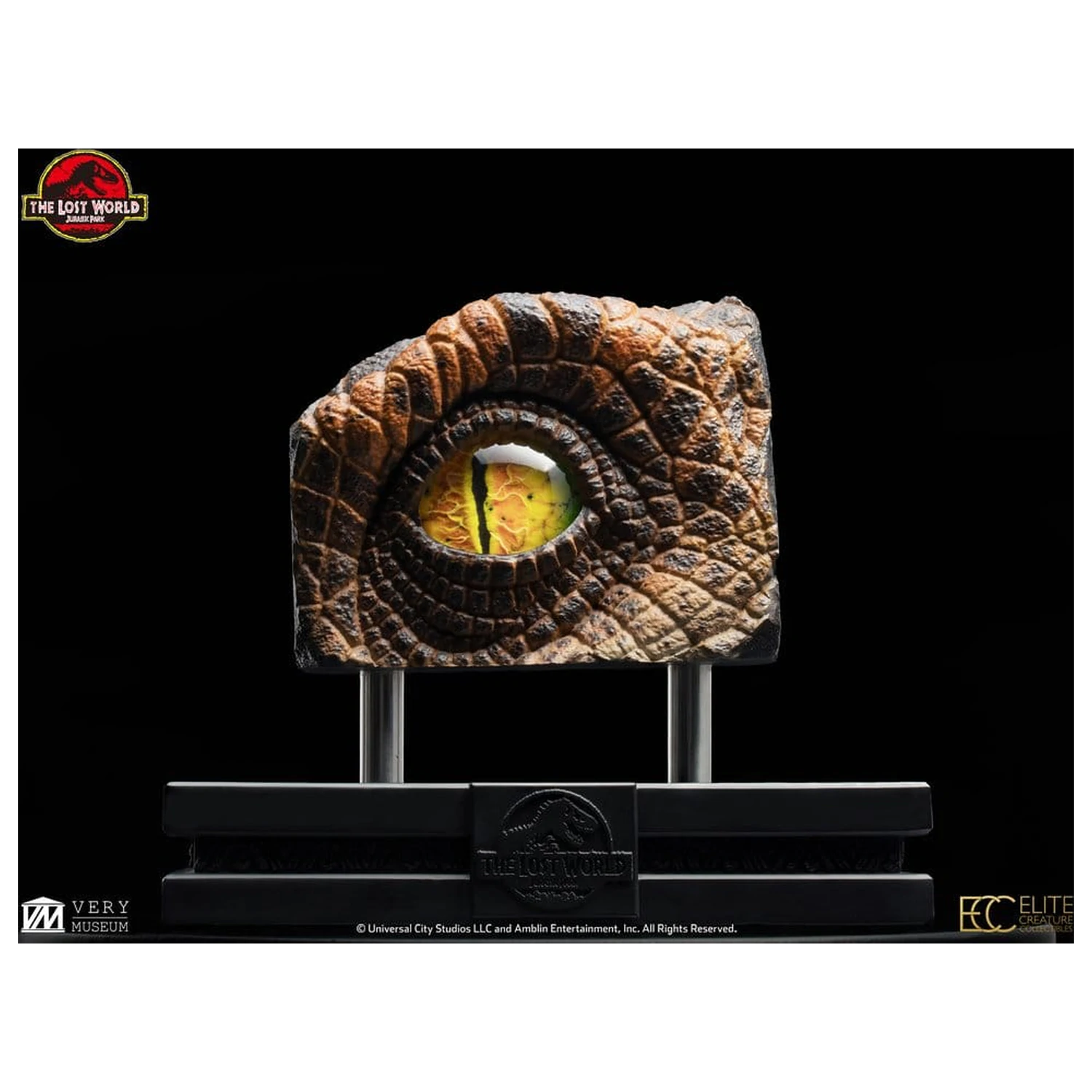 The Lost World: Jurassic Park Replica Bust Male Velociraptor Eye Prop 23 cm poza produsului