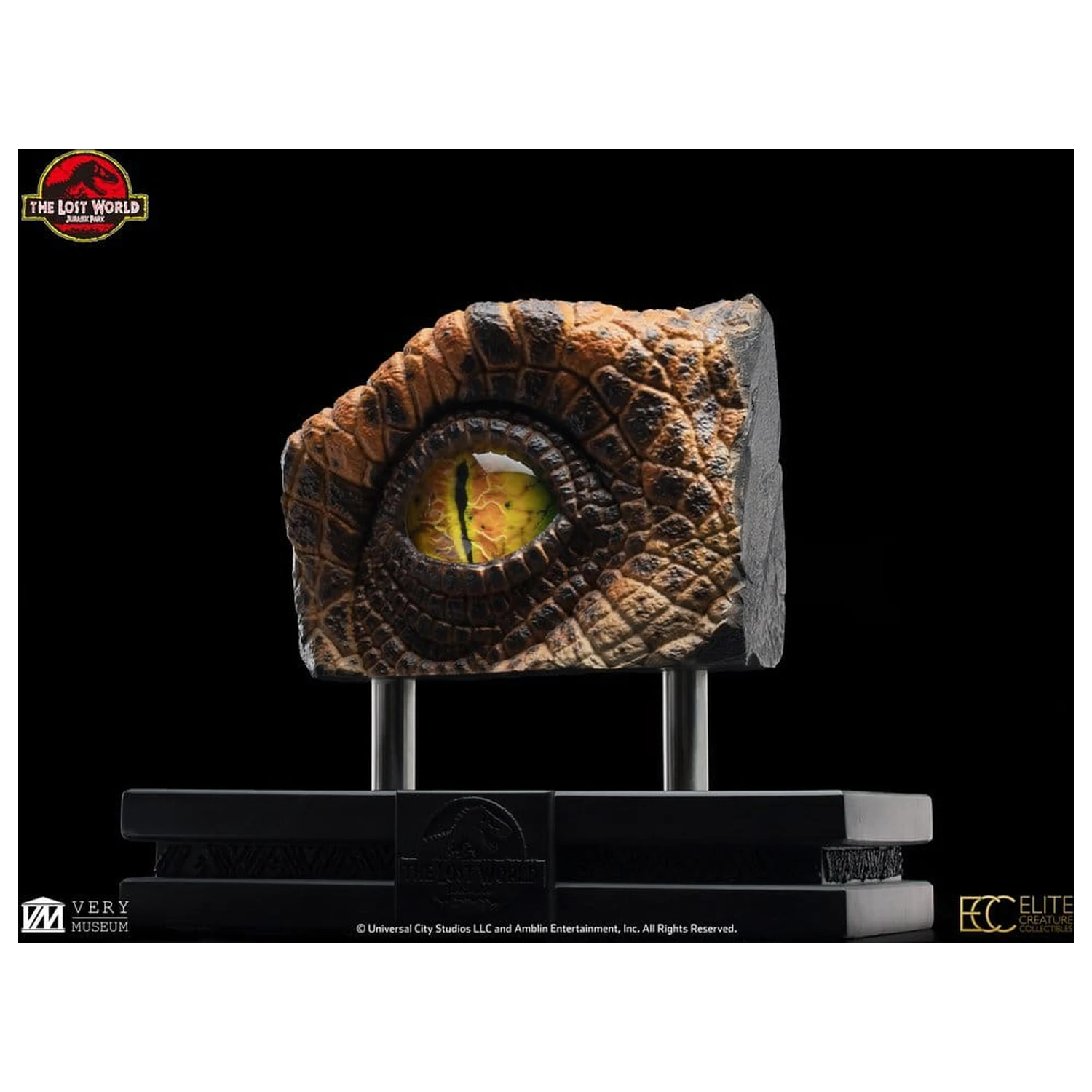The Lost World: Jurassic Park Replica Bust Male Velociraptor Eye Prop 23 cm poza produsului