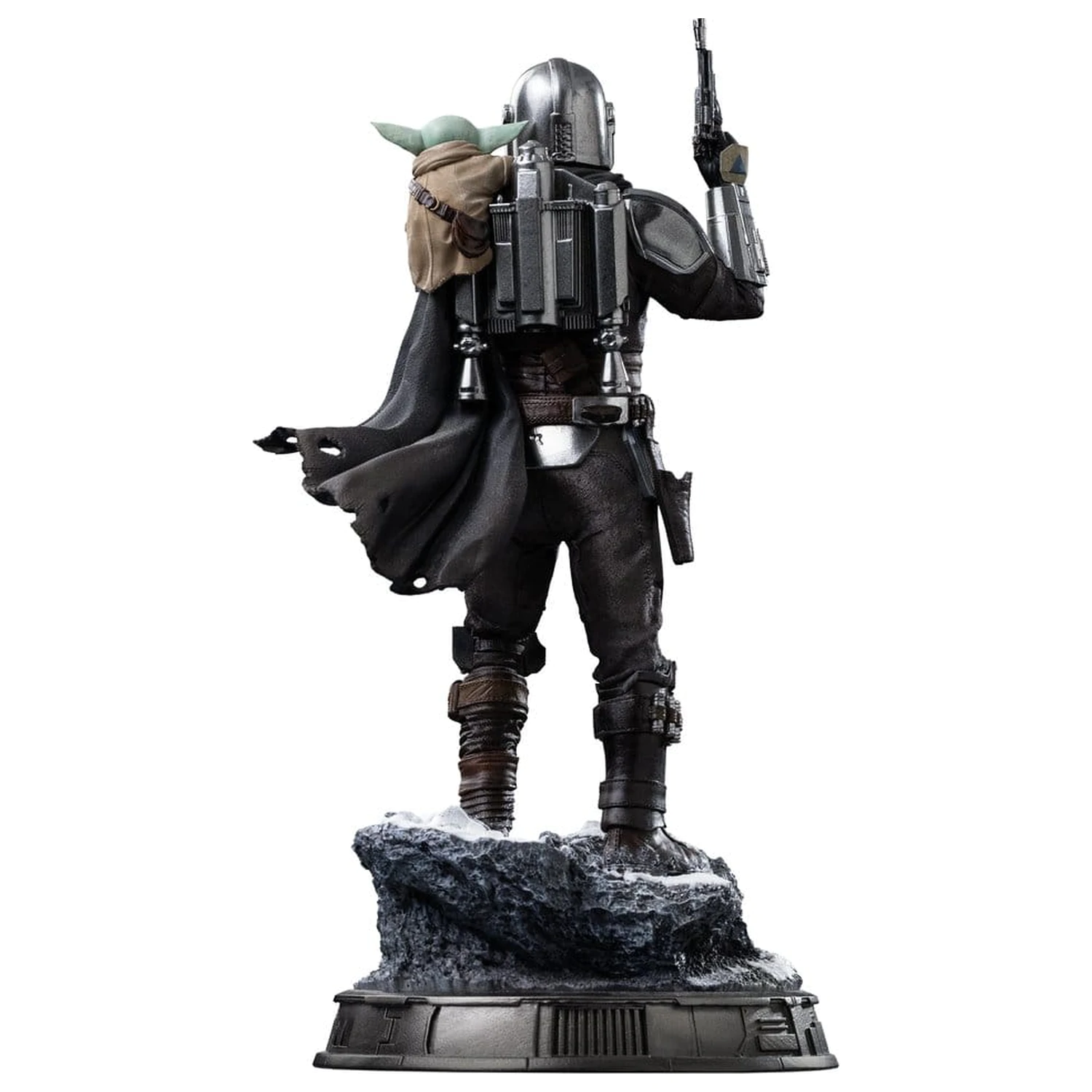 The Mandalorian si Grogu Statuie la Scara de Arta 1/10 The Mandalorian si Grogu 25 cm poza produsului