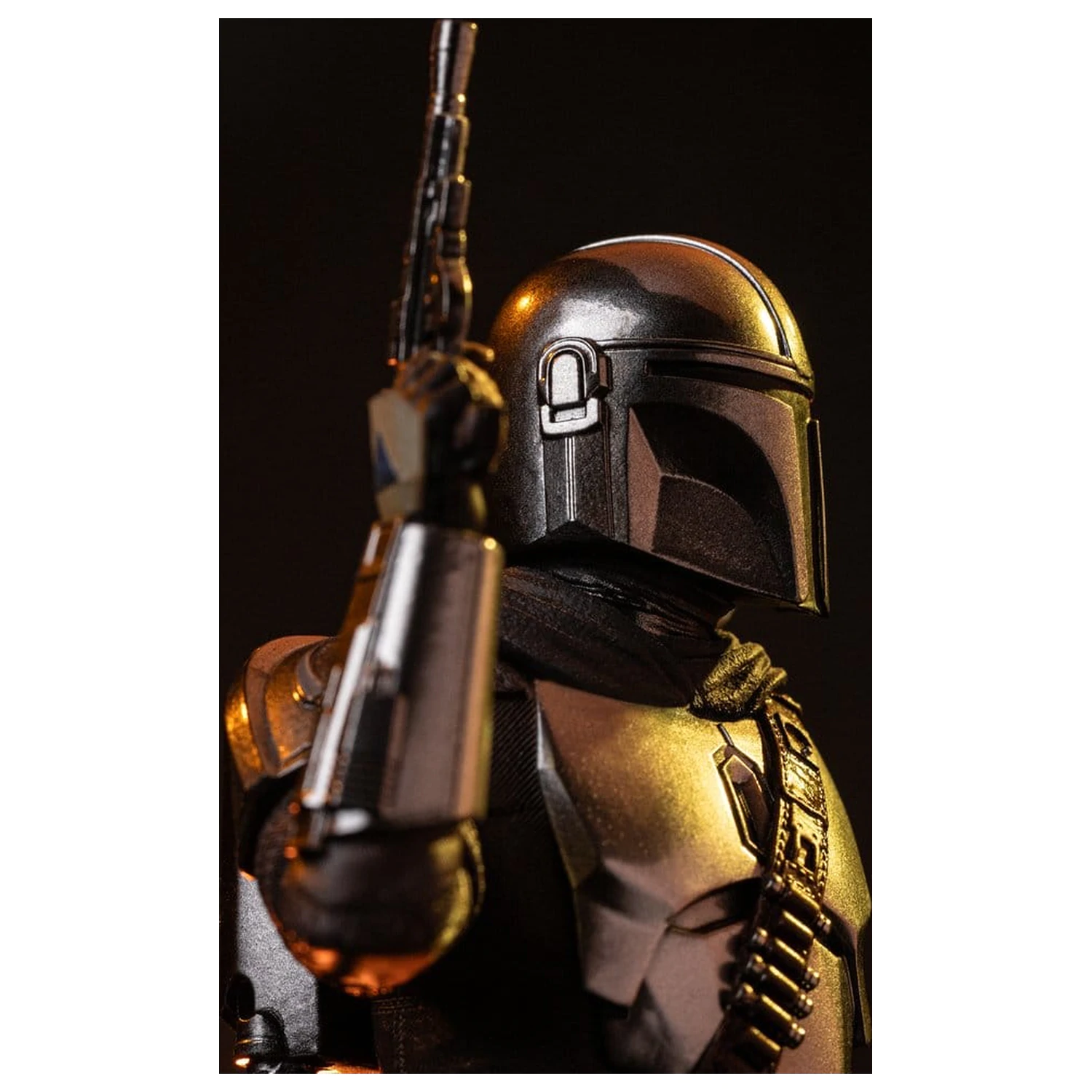 The Mandalorian si Grogu Statuie la Scara de Arta 1/10 The Mandalorian si Grogu 25 cm poza produsului