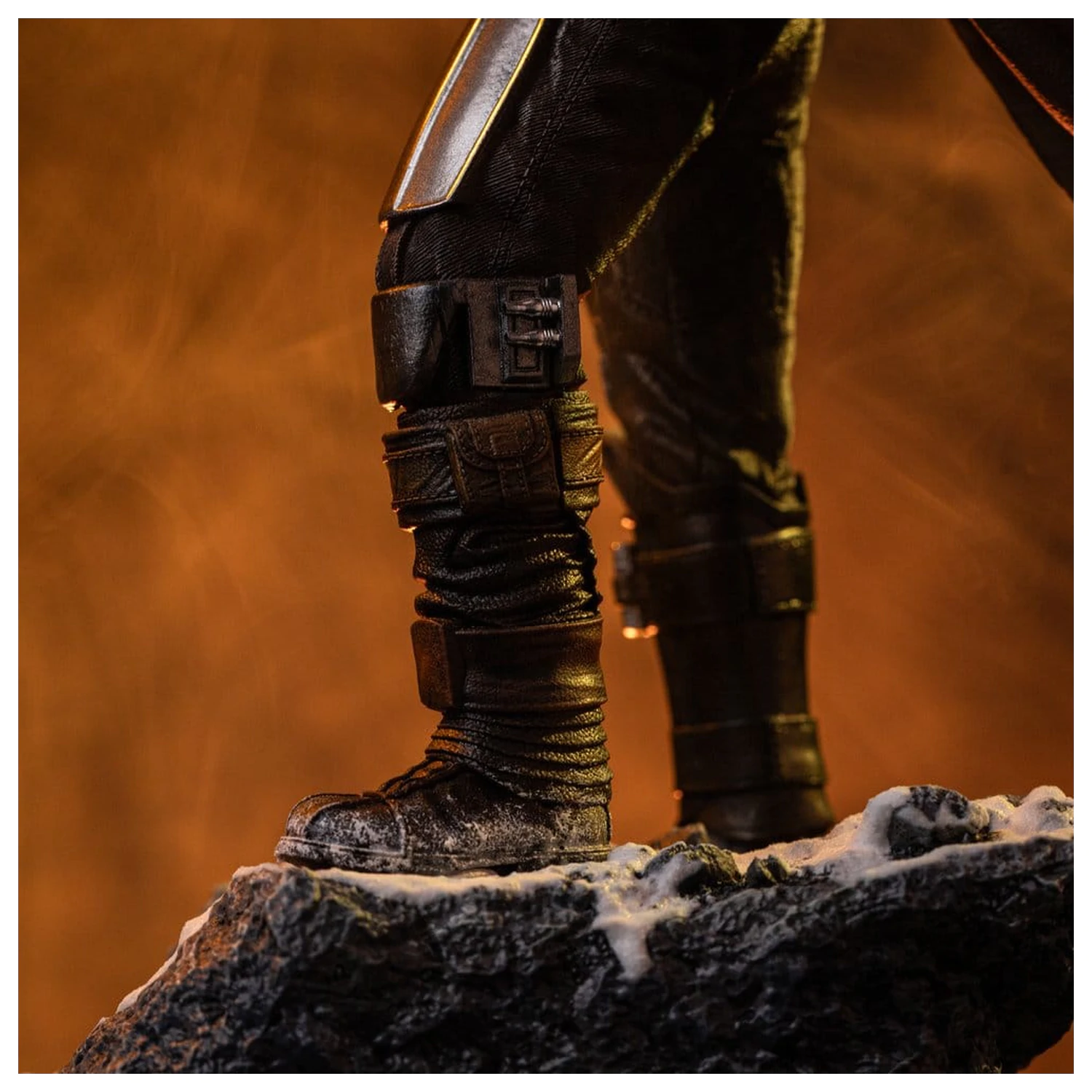 The Mandalorian si Grogu Statuie la Scara de Arta 1/10 The Mandalorian si Grogu 25 cm poza produsului
