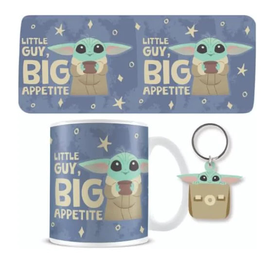 Set cană și breloc Star Wars Mandalorian Grogu poza produsului