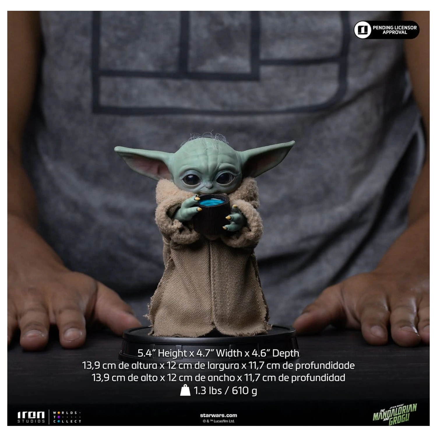 The Mandalorian & Grogu Grogu Collection Statuie Grogu Always Hungry poza produsului