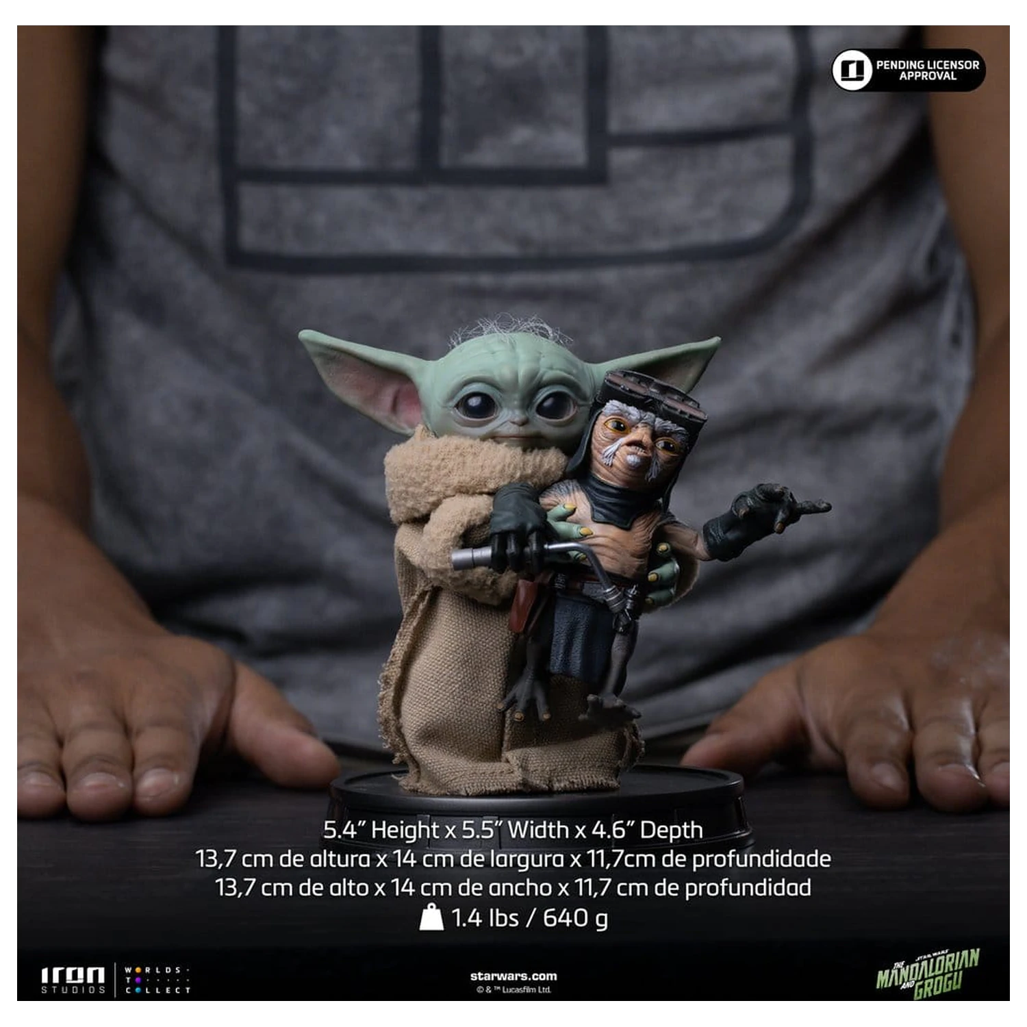 The Mandalorian & Grogu Grogu Collection Statuie Grogu No Squeezy poza produsului