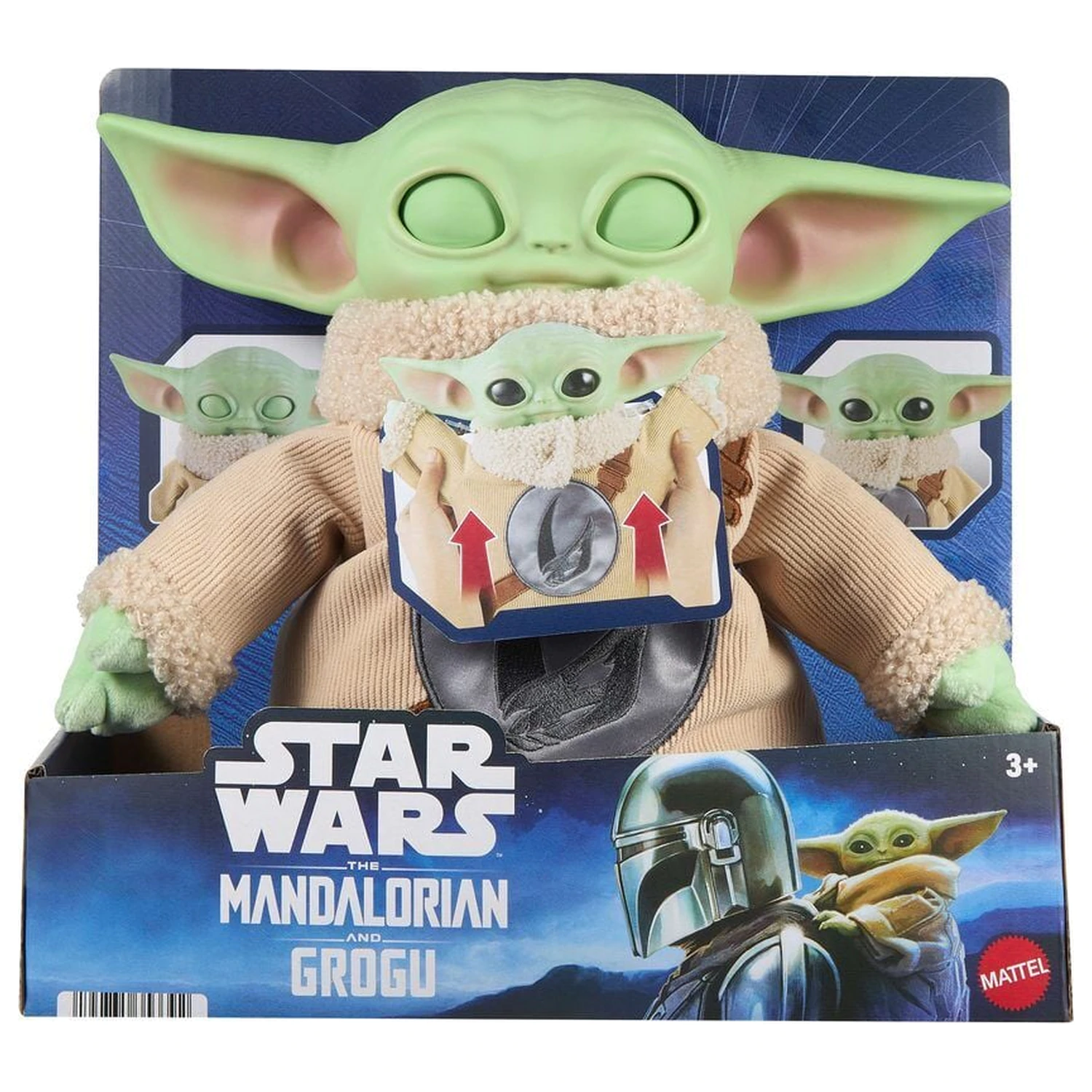 Star Wars Mandalorian Grogu jucarie de plus 28cm poza produsului
