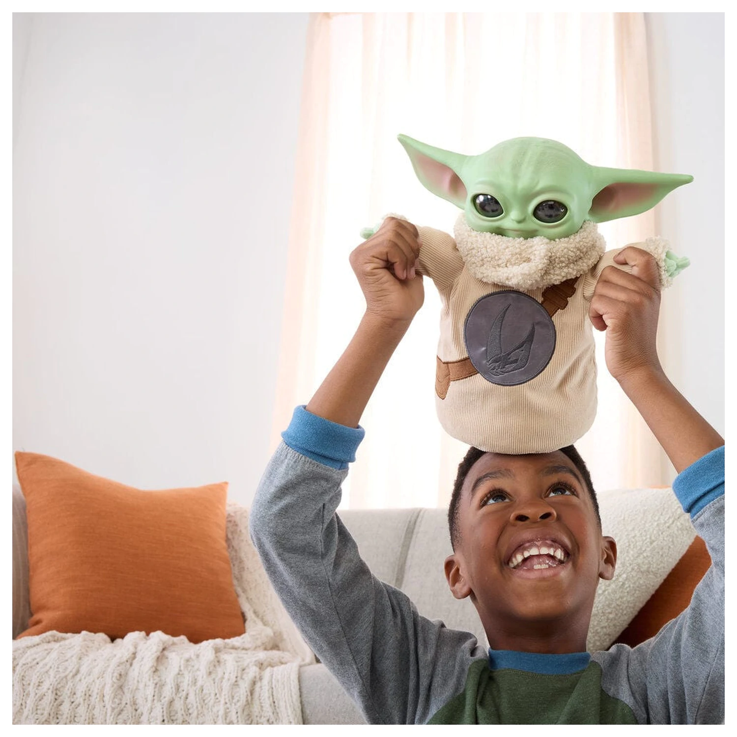 Star Wars Mandalorian Grogu jucarie de plus 28cm poza produsului