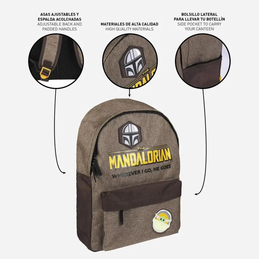 Star Wars The Mandalorian Rucsac Wherever I Go poza produsului