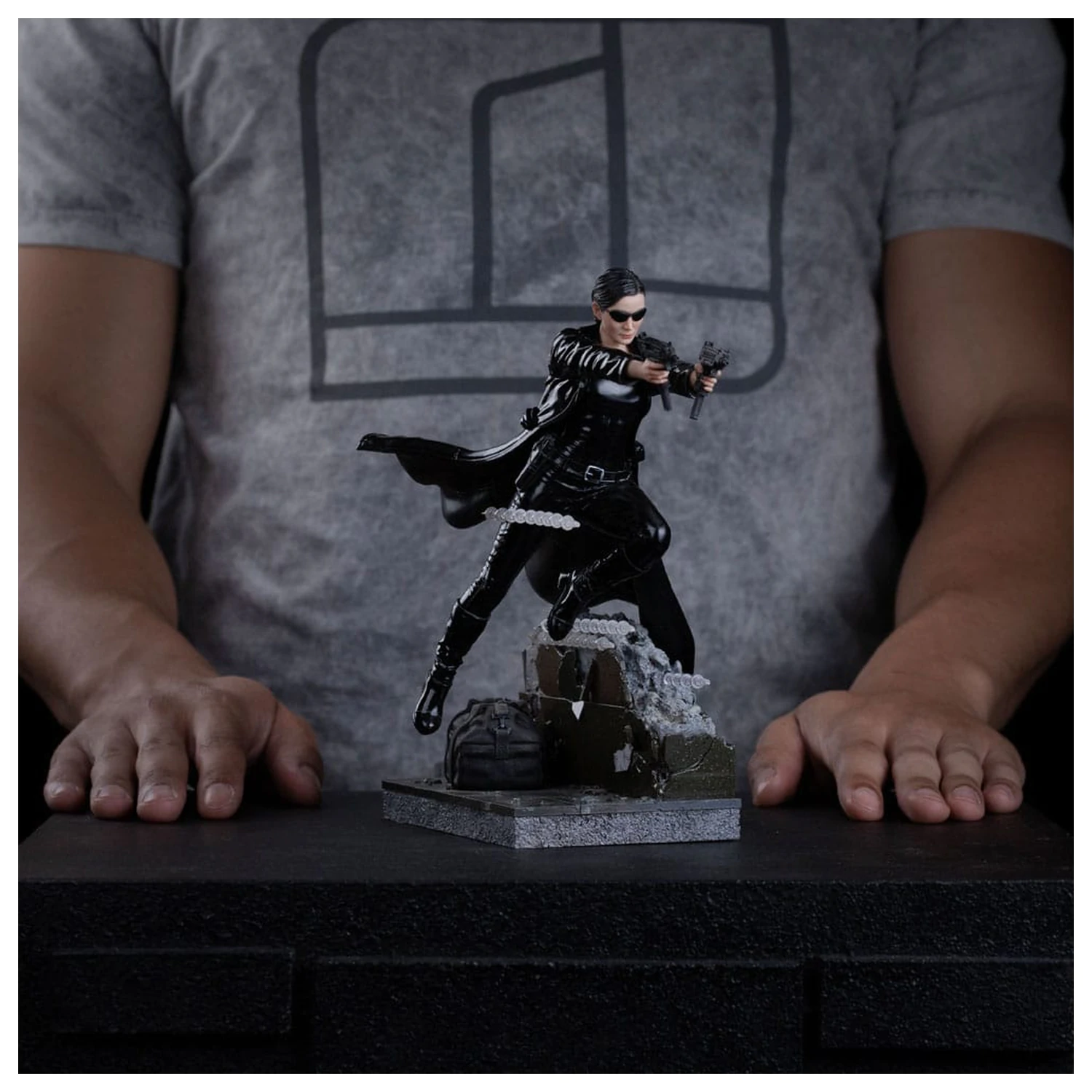 The Matrix Art Scale Statuie 1/10 Trinity 22 cm poza produsului