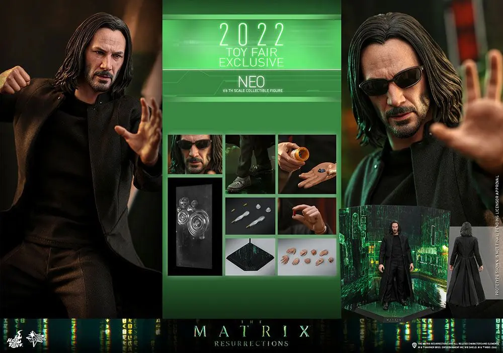 Figurină de acțiune The Matrix Resurrections 1/6 Neo Toy Fair Exclusive 32 cm poza produsului