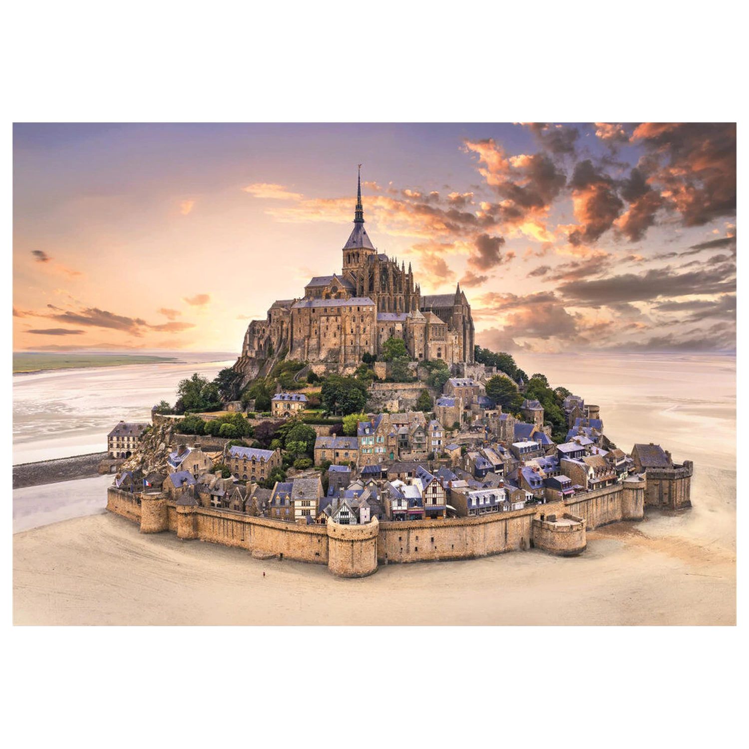 The Mont Saint-Michel Risin puzzle 1500 de piese poza produsului