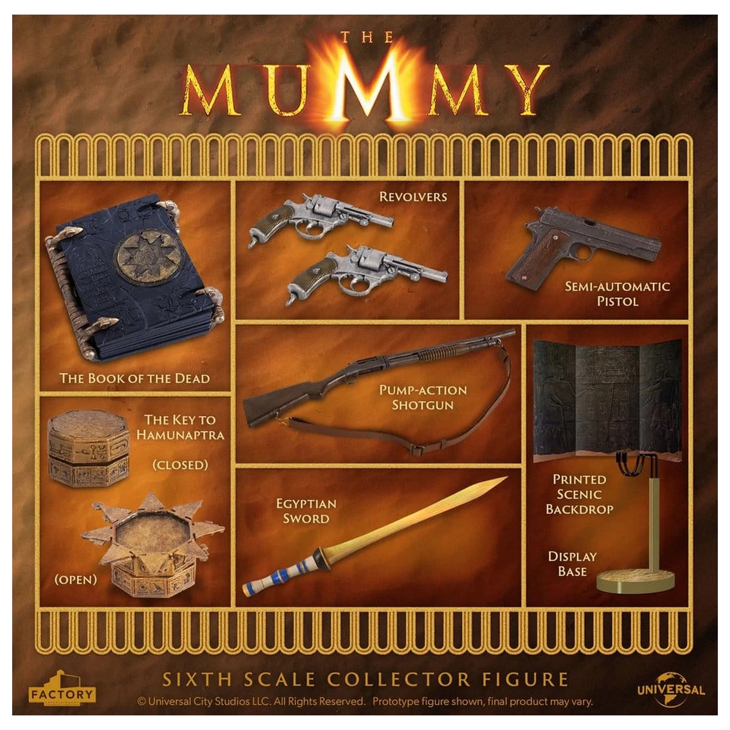 The Mummy Figurina de acțiune 1/6 Rick O'Connell 30 cm poza produsului