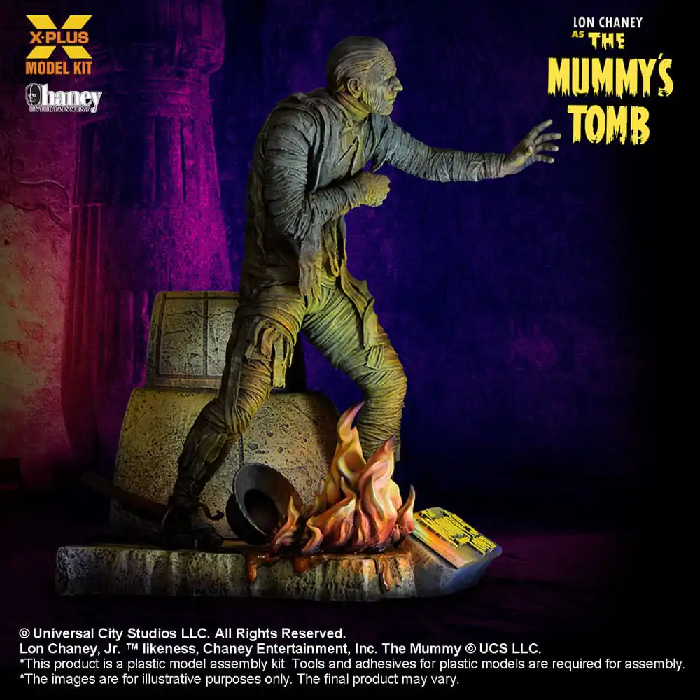 Kit model din plastic Mormântul Mumiei 1/8 Lon Chaney Jr. ca Mumie 23 cm poza produsului