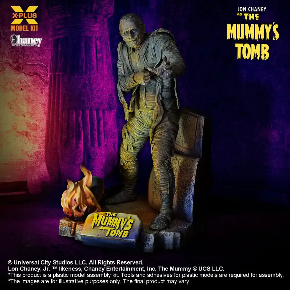 Kit model din plastic Mormântul Mumiei 1/8 Lon Chaney Jr. ca Mumie 23 cm poza produsului