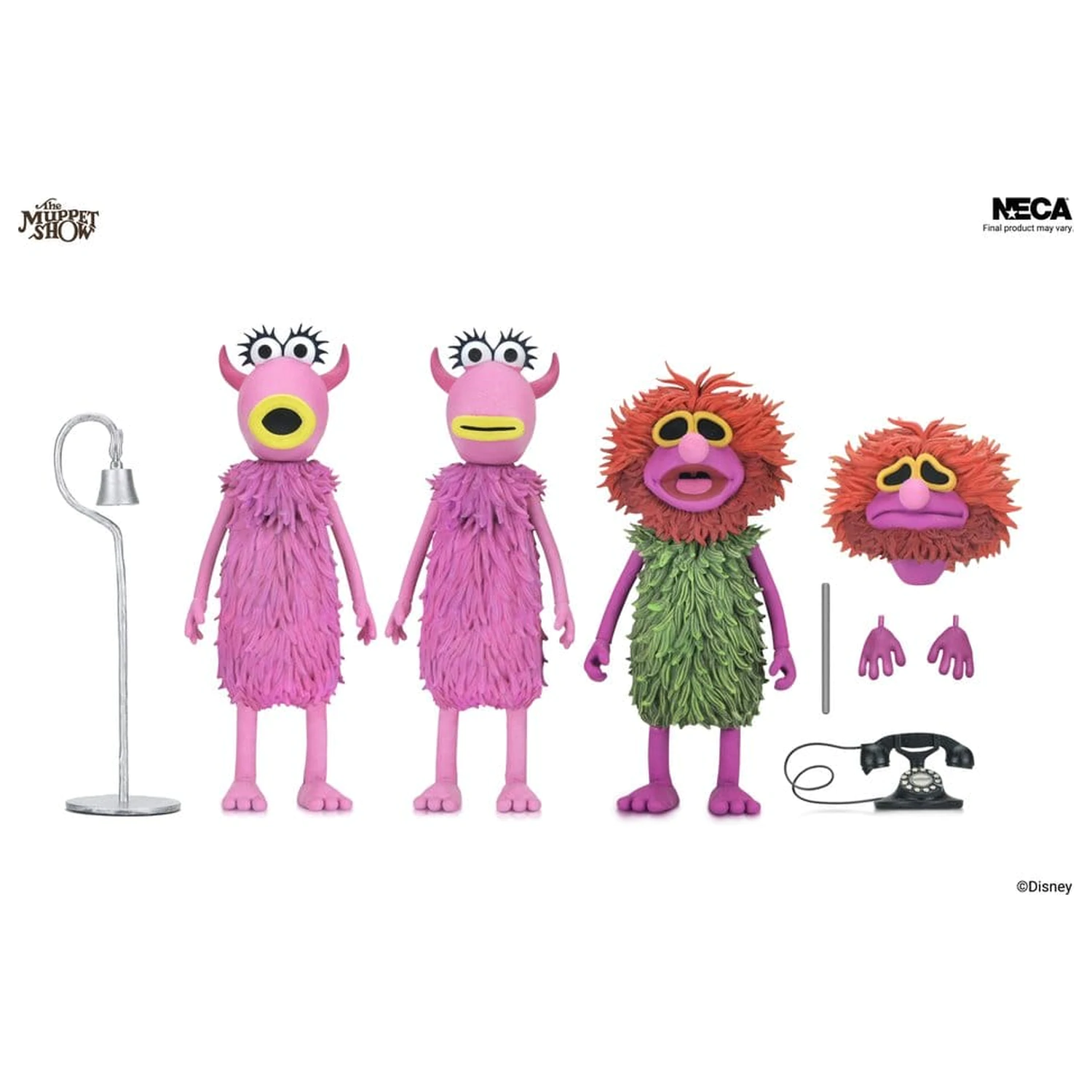 The Muppet Show Ultimate Action Figures Pachet de 3 figurine de acțiune Mahna Mahna and The Snowths 18 cm poza produsului