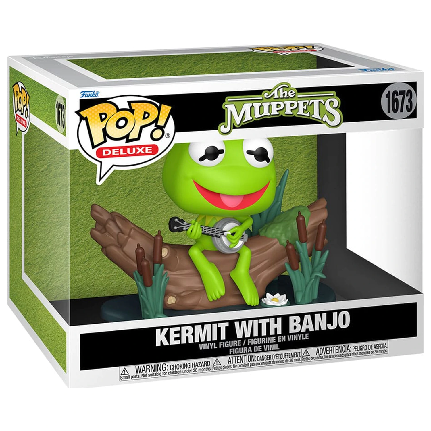The Muppets Funko POP! Deluxe figurina de vinil Kermit with Banjo 9 cm poza produsului
