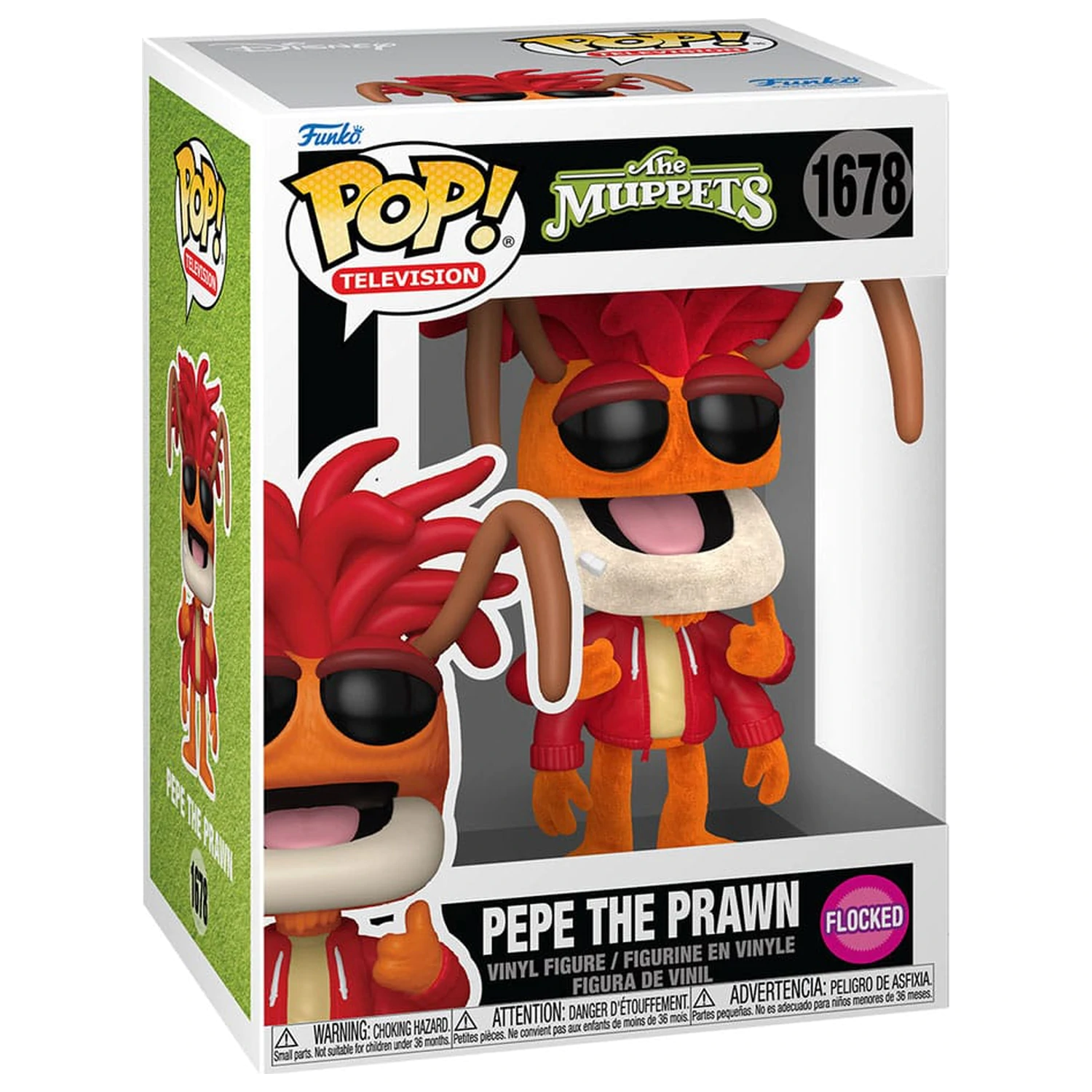 The Muppets Funko POP! Figurina de vinil Pepe the Prawn (Flocked) 9 cm poza produsului