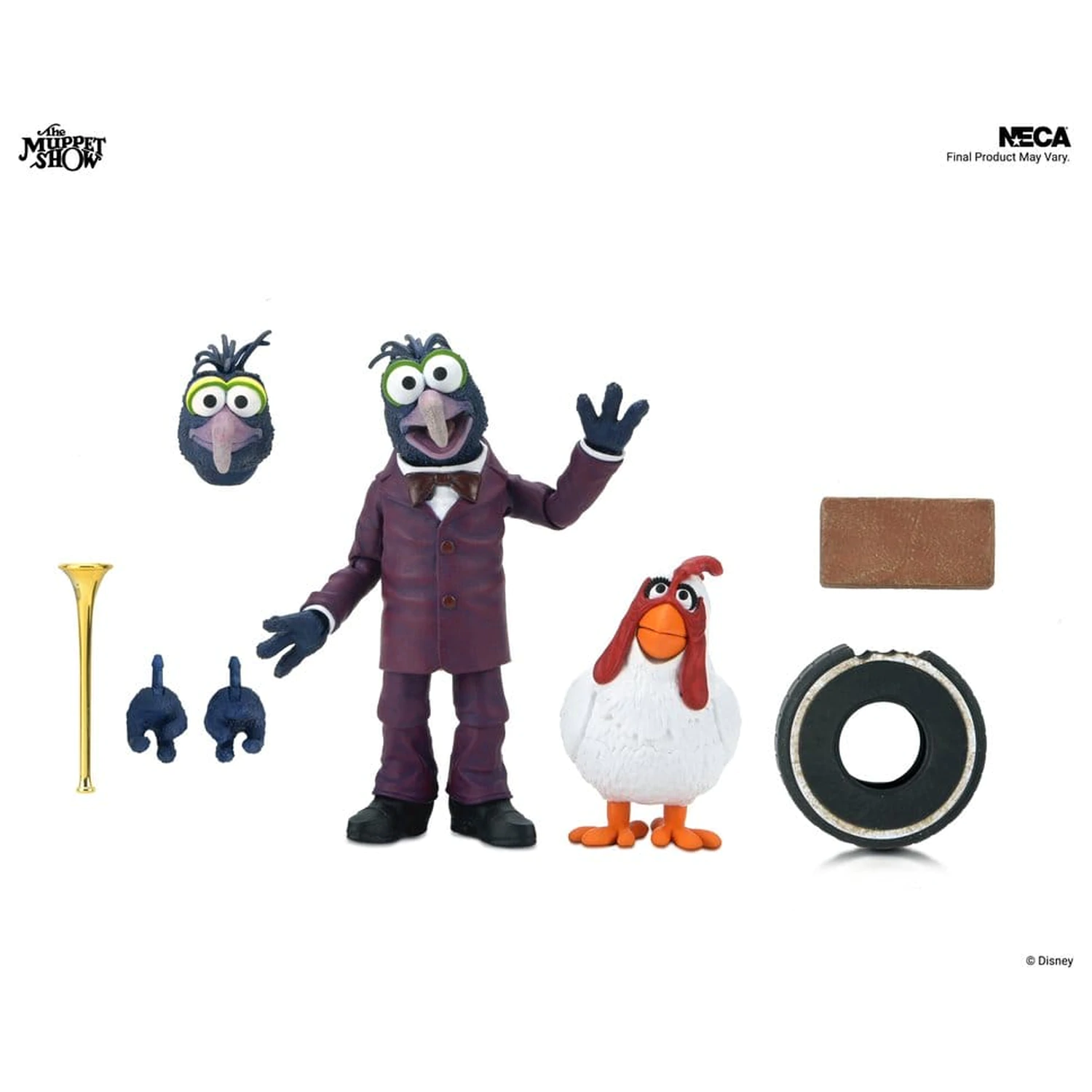 Figurina de actiune The Muppets Ultimate Gonzo with Camilla 18 cm poza produsului