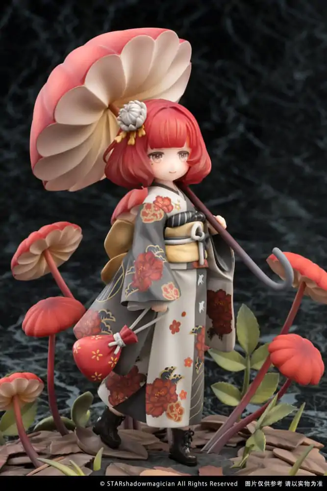 Statuie PVC The Mushroom Girls 1/1 No.6 Marasmius Haematocephalus 23 cm poza produsului