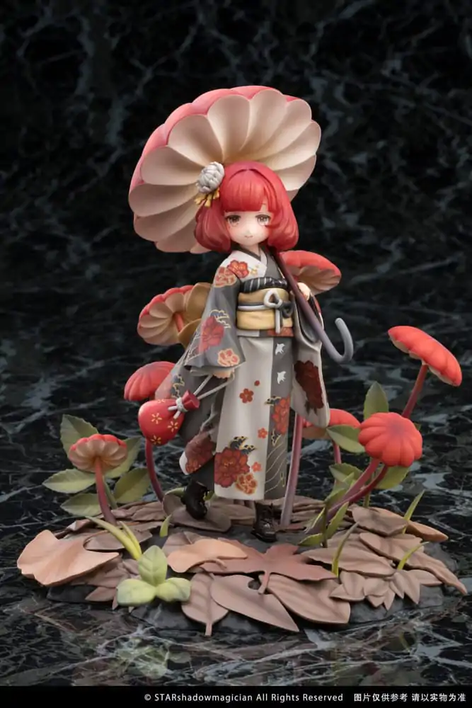 Statuie PVC The Mushroom Girls 1/1 No.6 Marasmius Haematocephalus 23 cm poza produsului