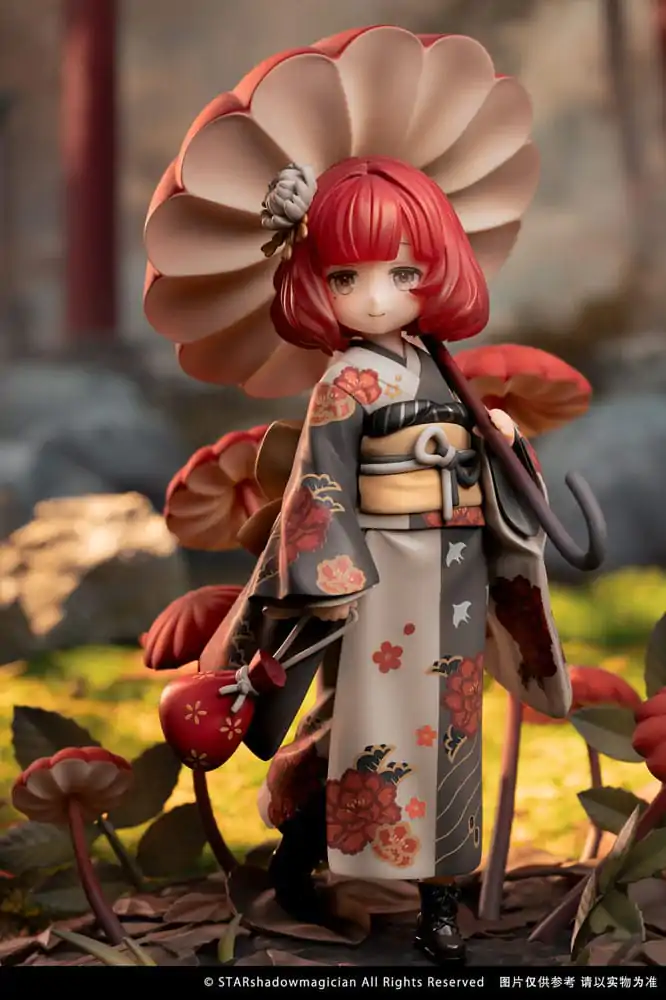 Statuie PVC The Mushroom Girls 1/1 No.6 Marasmius Haematocephalus 23 cm poza produsului