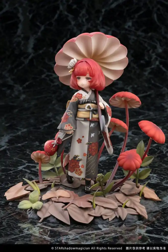 Statuie PVC The Mushroom Girls 1/1 No.6 Marasmius Haematocephalus 23 cm poza produsului