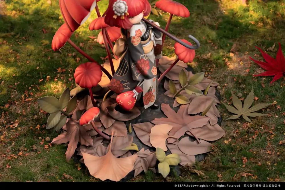 Statuie PVC The Mushroom Girls 1/1 No.6 Marasmius Haematocephalus 23 cm poza produsului