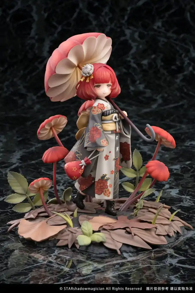 Statuie PVC The Mushroom Girls 1/1 No.6 Marasmius Haematocephalus 23 cm poza produsului