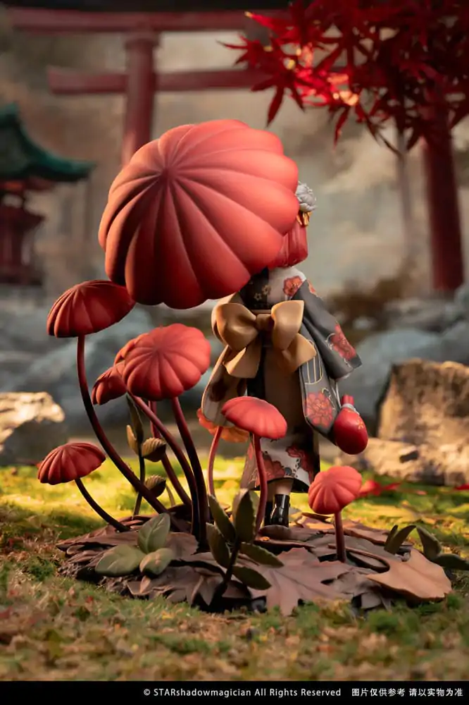 Statuie PVC The Mushroom Girls 1/1 No.6 Marasmius Haematocephalus 23 cm poza produsului