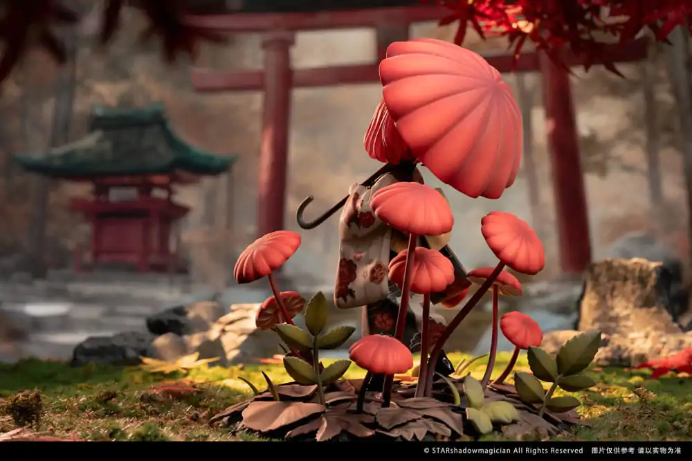 Statuie PVC The Mushroom Girls 1/1 No.6 Marasmius Haematocephalus 23 cm poza produsului