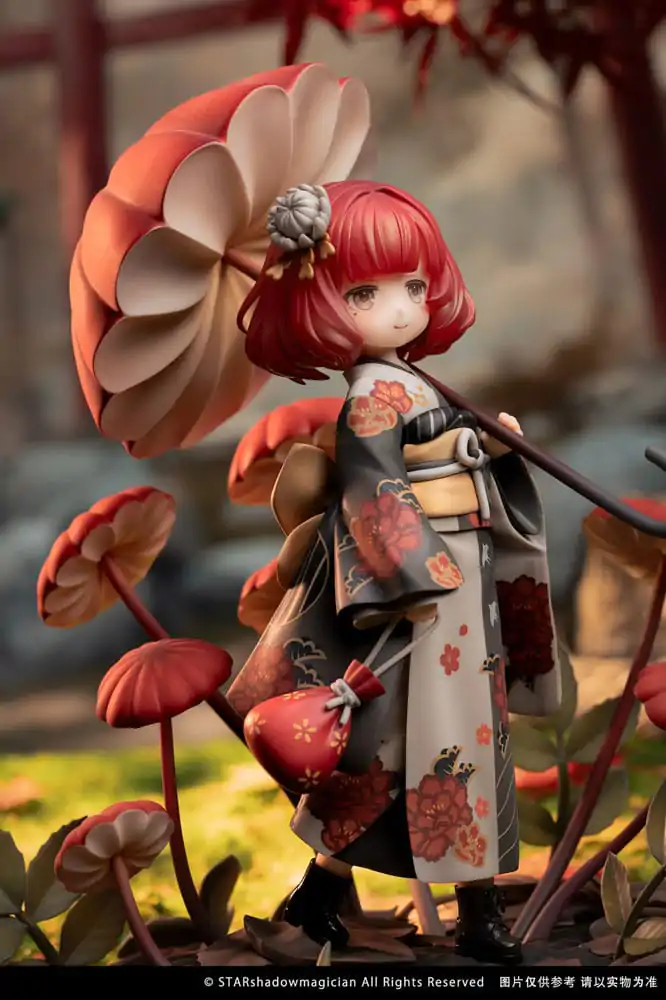 Statuie PVC The Mushroom Girls 1/1 No.6 Marasmius Haematocephalus 23 cm poza produsului