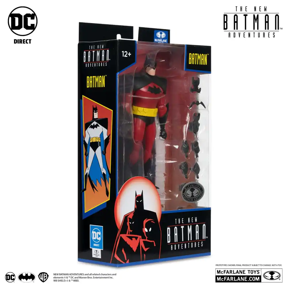 The New Batman Adventure DC Multiverse Figurina de actiune Batman (Silver) Platinum Edition 18 cm poza produsului