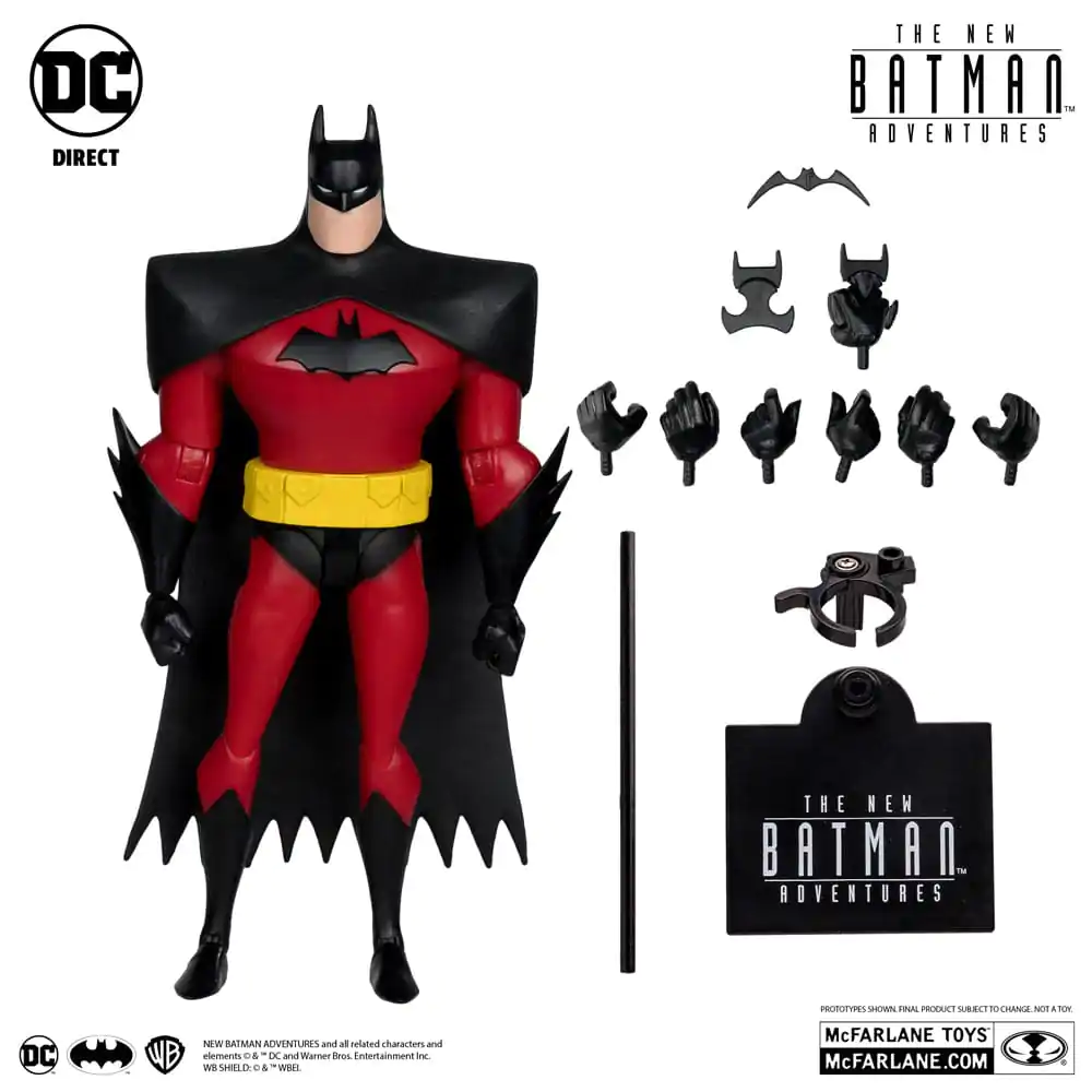 The New Batman Adventure DC Multiverse Figurina de actiune Batman (Silver) Platinum Edition 18 cm poza produsului
