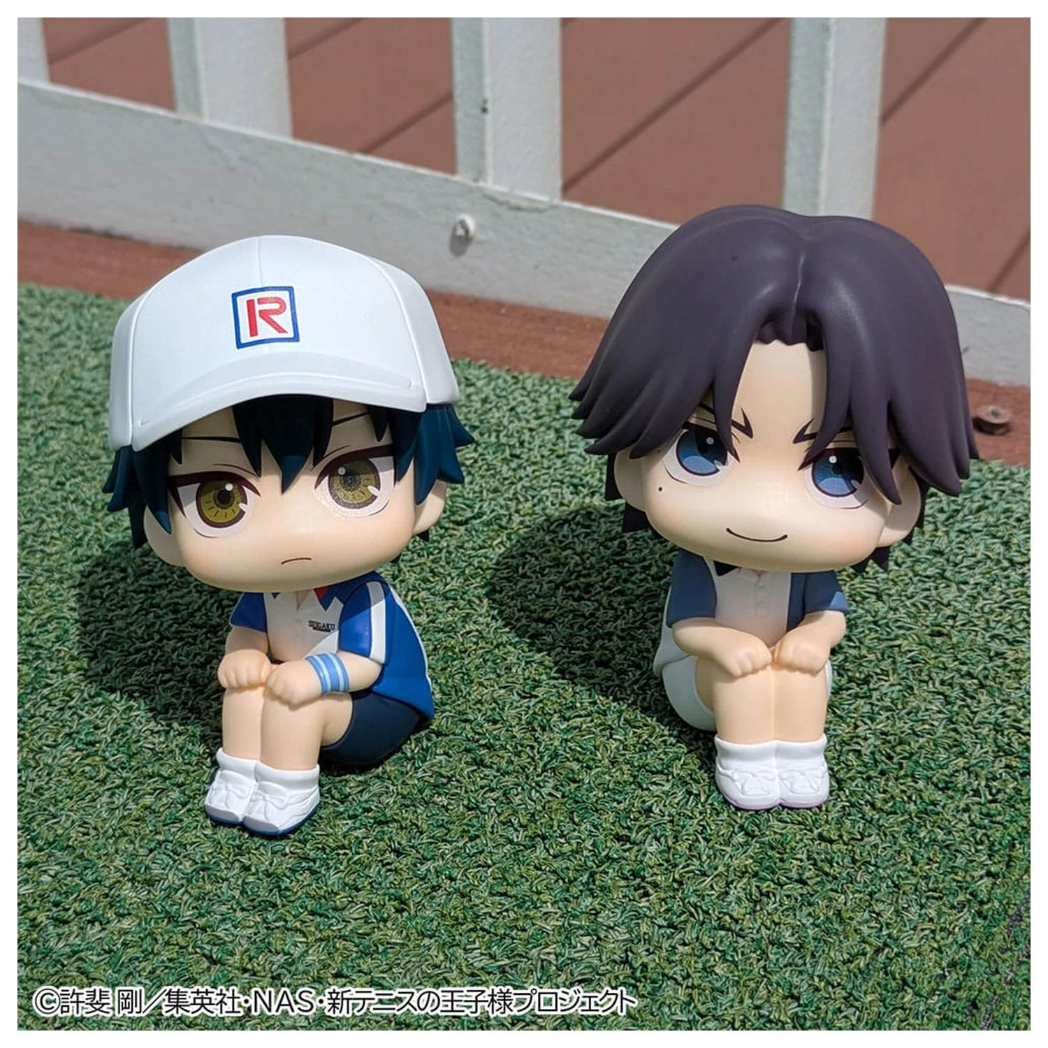 Set de statui PVC The New Prince of Tennis Look Up Ryoma Echizen & Keigo Atobe (cu cadou) 11 cm poza produsului