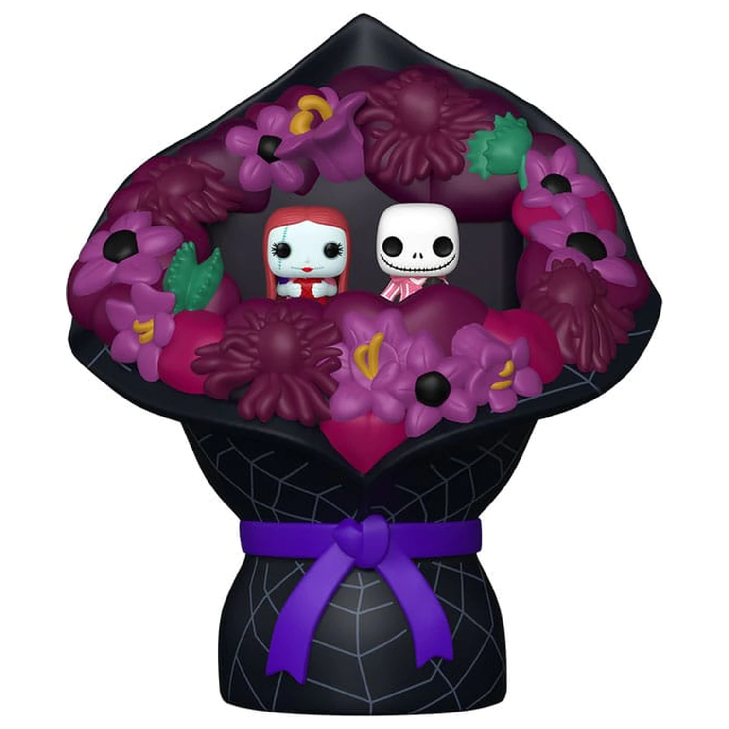 The Nightmare Before Christmas Bitty Funko POP! Bouquet Vinyl Figure 2-Pack Sally & Jack Skellington (Valentine) poza produsului