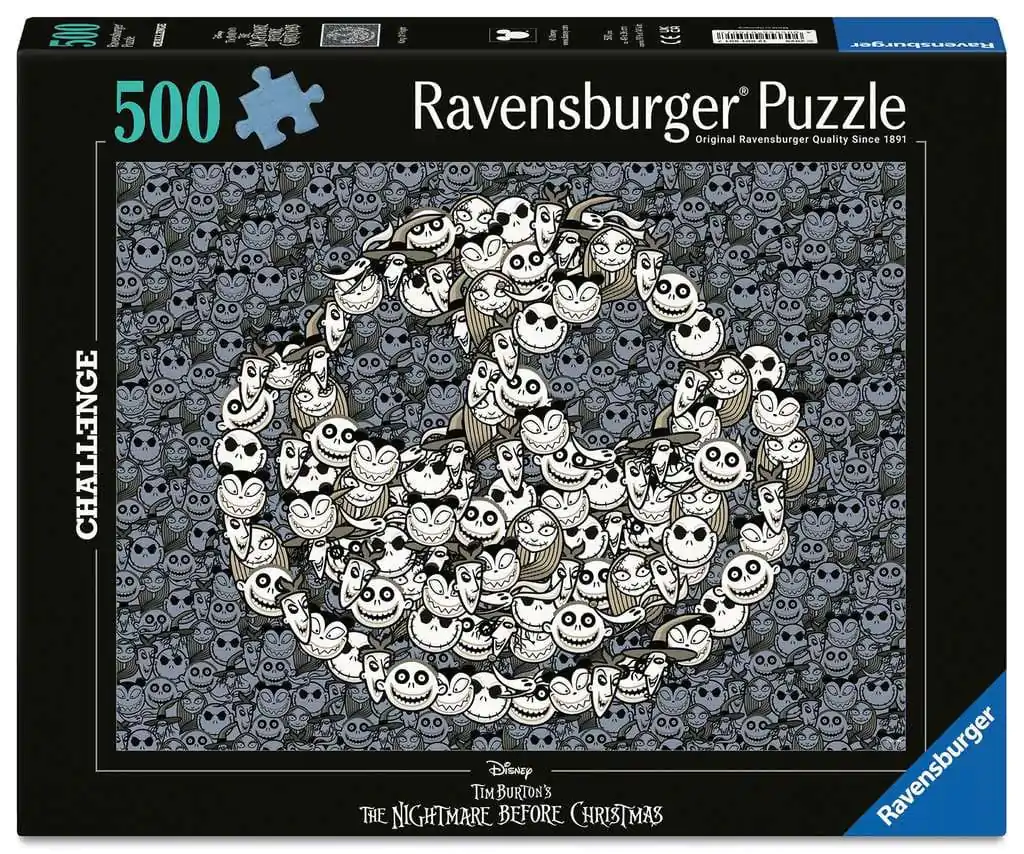 The Nightmare Before Christmas Challenge Puzzle Jigsaw Regele Groazei (500 de piese) poza produsului