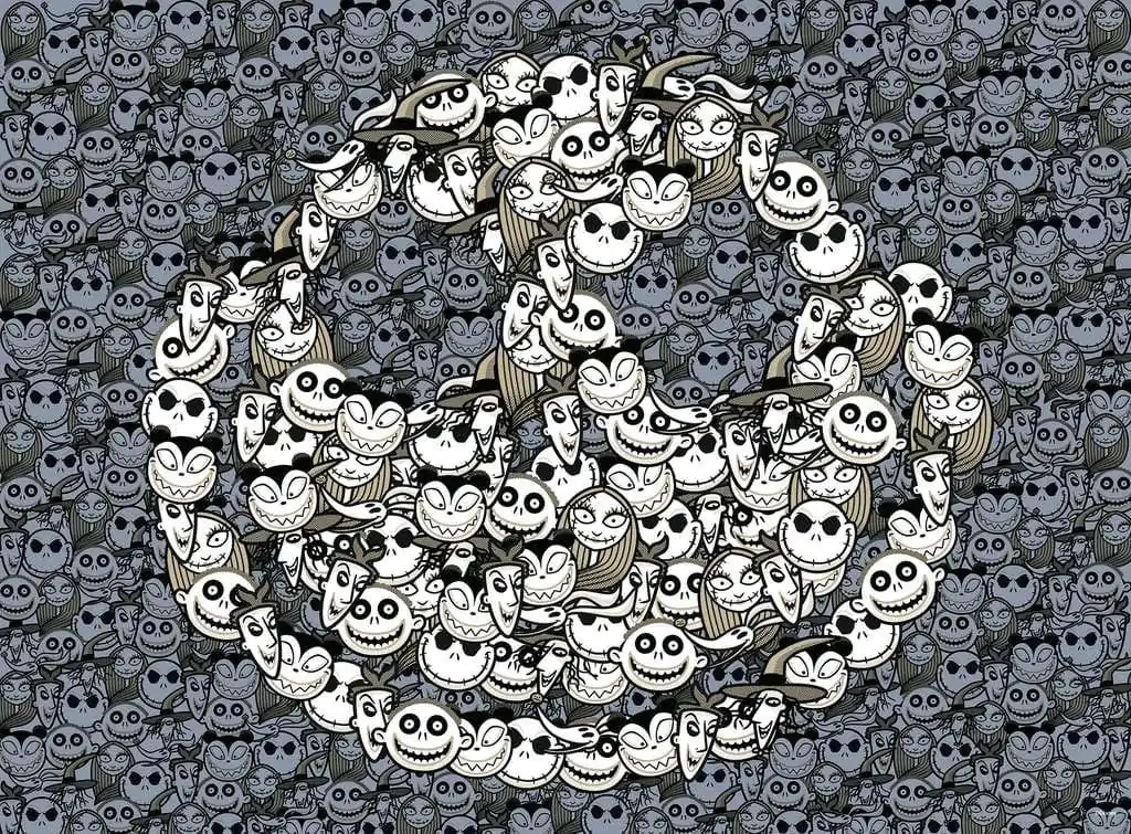 The Nightmare Before Christmas Challenge Puzzle Jigsaw Regele Groazei (500 de piese) poza produsului