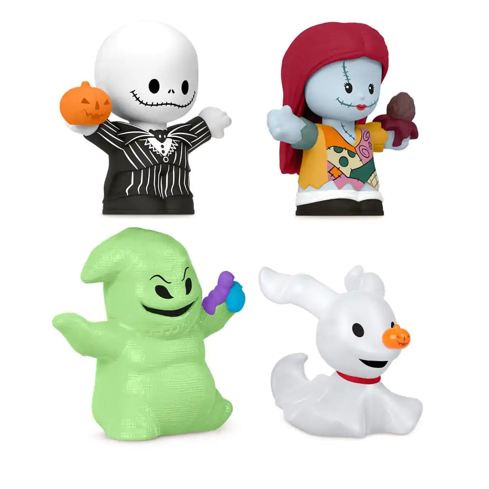 The Nightmare Before Christmas Fisher-Price Little People Collector Mini Figurine Set 4 buc. 7 cm poza produsului